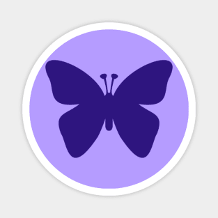 Violet Butterfly Magnet